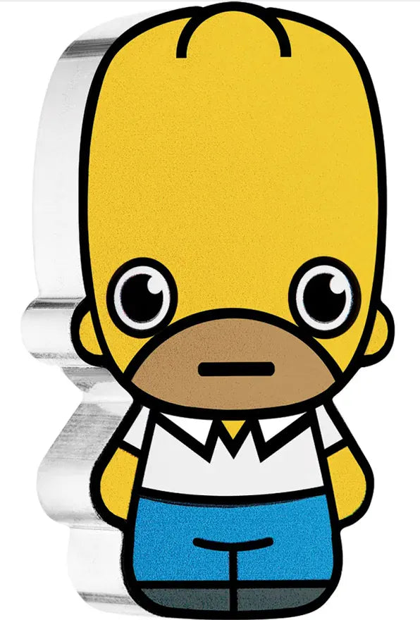 2022 Homer Simpson 1oz Silver Minted Mini Coin