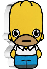 2022 Homer Simpson 1oz Silver Minted Mini Coin