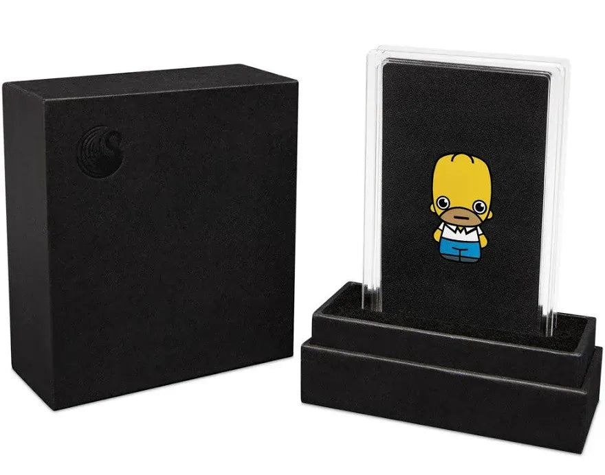 2022 Homer Simpson 1oz Silver Minted Mini Coin