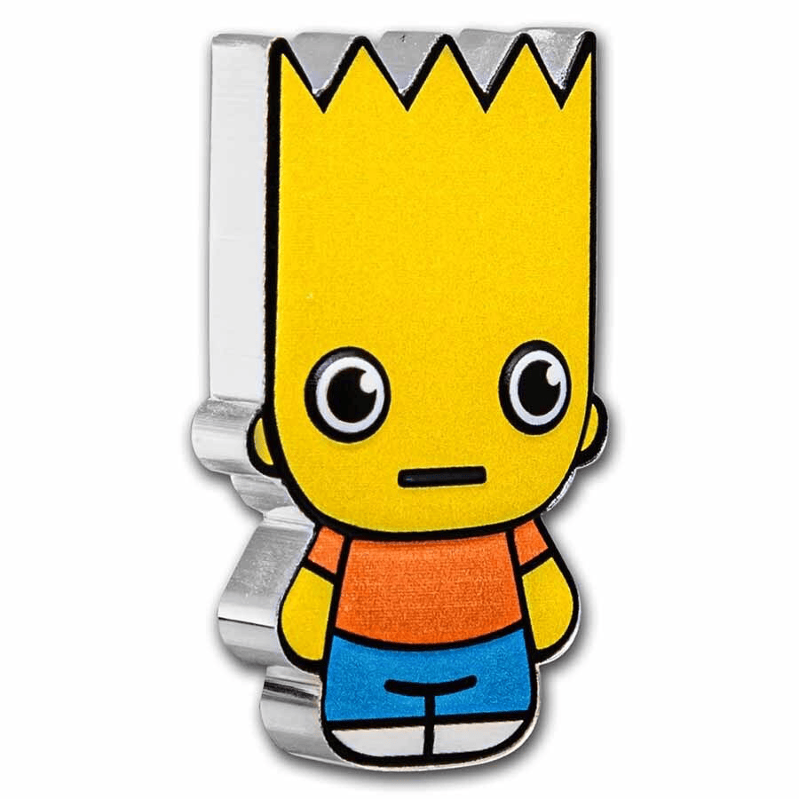 2022 Bart Simpson 1oz Silver Minted Mini Coin