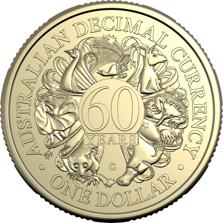 2026 $1 Mintmark and Privy Mark Uncirculated 4-Coin Set - 60th Anniversary of Decimal Currency