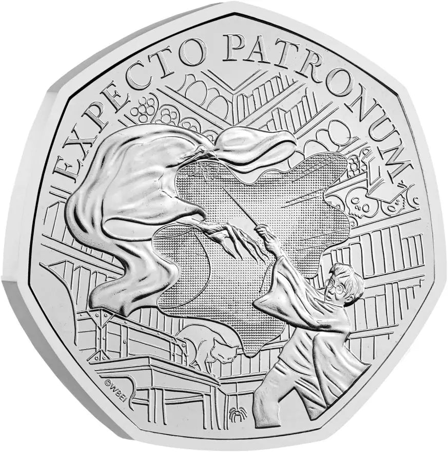 Harry Potter - The Patronus 2025 UK 50p Brilliant Uncirculated Coin