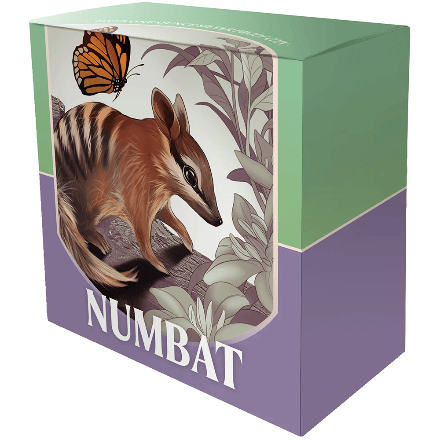 2025 Baby Numbat 1oz Silver Coloured Proof Coin