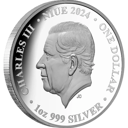 2024 Baby Dingo 1oz Silver Coloured Proof Coin