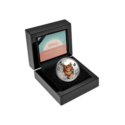 2024 Baby Dingo 1oz Silver Coloured Proof Coin