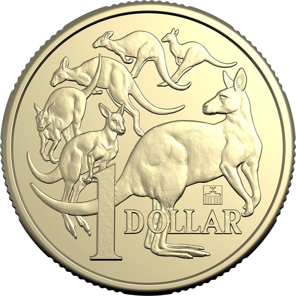 2026 WMF $1 MOB of Roos - World Money Fair Brandenburg Gate Privy Mark Uncirculated Coin