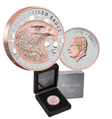 2026 $1 Native Impressions Wedge-Tailed Eagle 1oz Rose Gold Gilded Coin