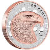 2026 $1 Native Impressions Wedge-Tailed Eagle 1oz Rose Gold Gilded Coin