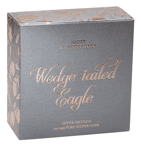 2026 $1 Native Impressions Wedge-Tailed Eagle 1oz Rose Gold Gilded Coin