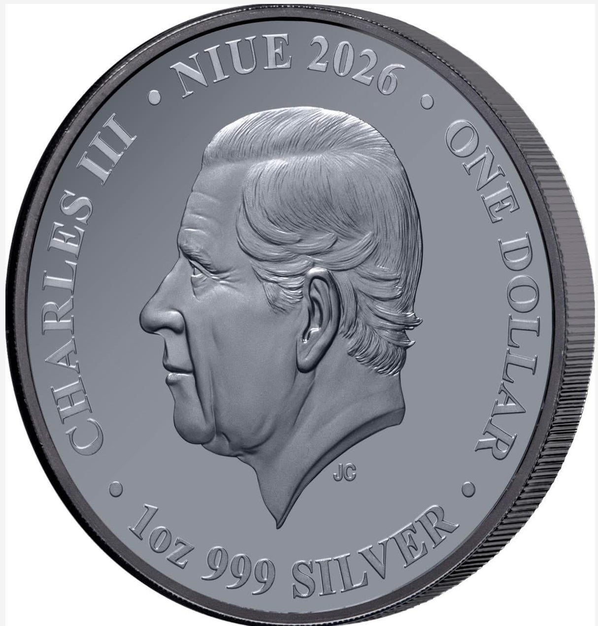 2026 Australia at Night ‘Greater Bilby’ 1oz Silver Black Proof Coin