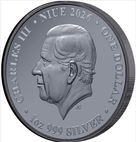 2026 Australia at Night ‘Greater Bilby’ 1oz Silver Black Proof Coin