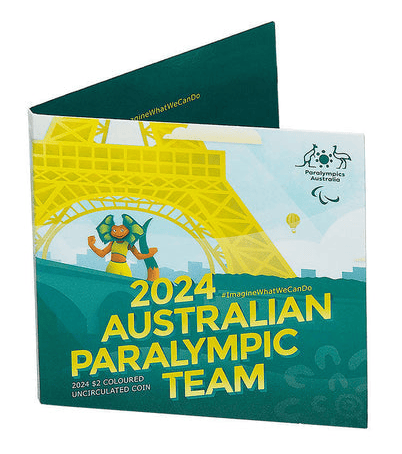 2024 Australian Paralympic Team $2 in Collection Folder