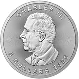 Winter Beaver 2025 Canada Maple Leaf 1oz Silver Coin