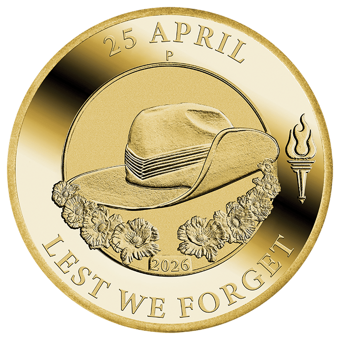 ANZAC Day 2026 Coin In Card