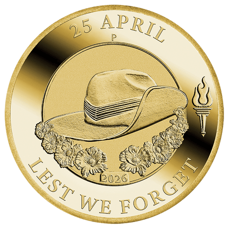 ANZAC Day 2026 Coin In Card