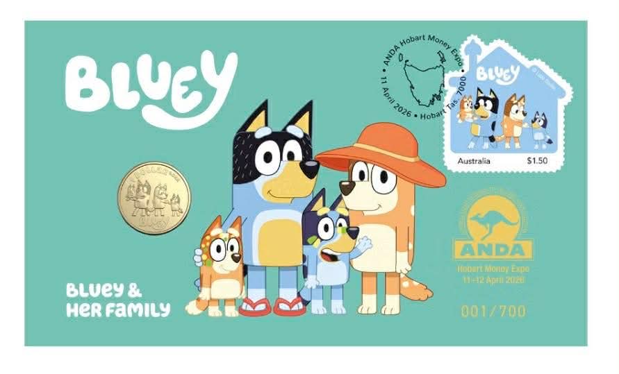 2026 $1 Bluey Hobart PNC