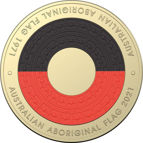 2021 Royal Australian Mint Six Coin Mint Set - Aboriginal Flag