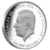 Gold Rush 2026 $1 1oz Silver Proof Coin