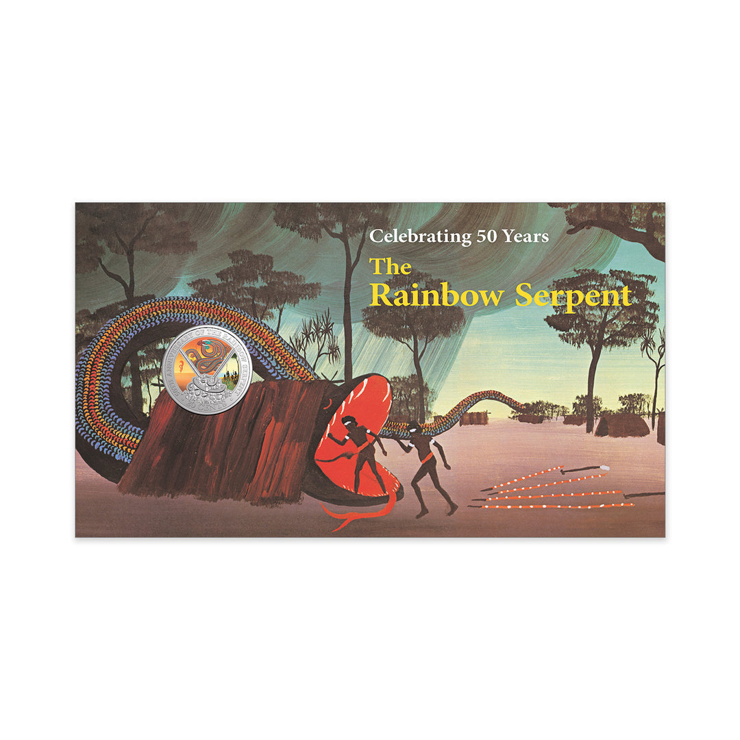 The Rainbow Serpent 50th Anniversary Postal Numismatic Cover (PNC)