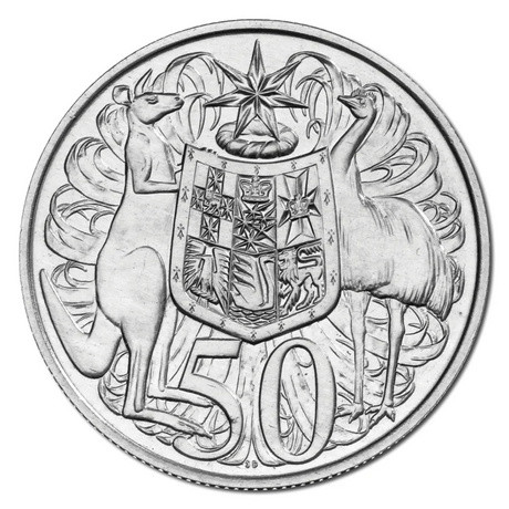 2015 50.50 — Fifty Years of the Royal Australian 50 Cent 2-Coin Proof Set