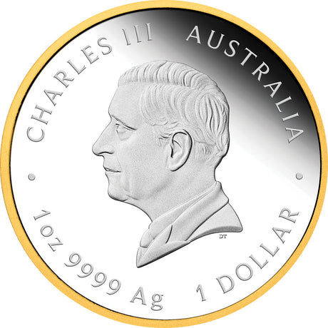 2026 1oz Australia's First Gold Rush 175th Anniversary Silver Proof Gilded Coin