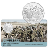 2016 50c The Battle of Pozières - The Western Front 1916-2016 Uncirculated Coin