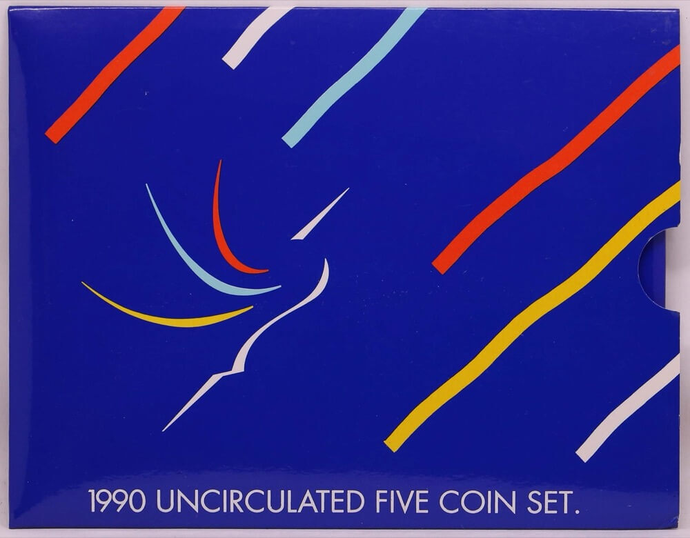 New Zealand 1990 Uncirculated Five Coin Set - 150th Anniversary Treaty of Waitangi