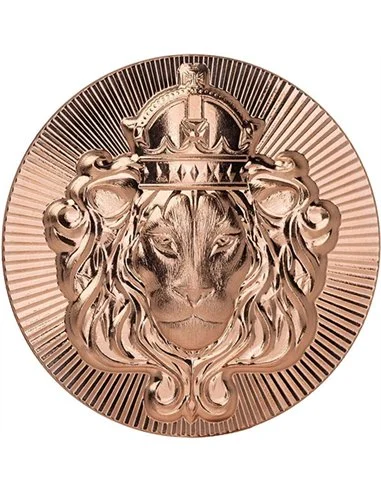 Lion Copper Round Stacker