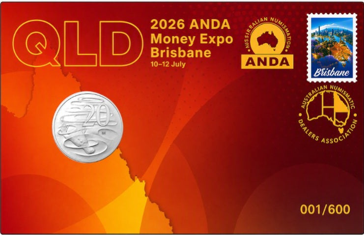 2026 20c ANDA Brisbane Money Expo QLD Privy Mark PNC