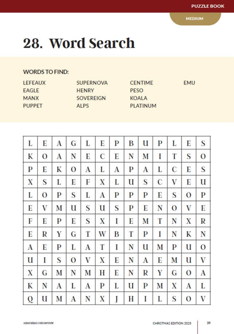 Collection of Coin Puzzles Book - Australian Coin Review