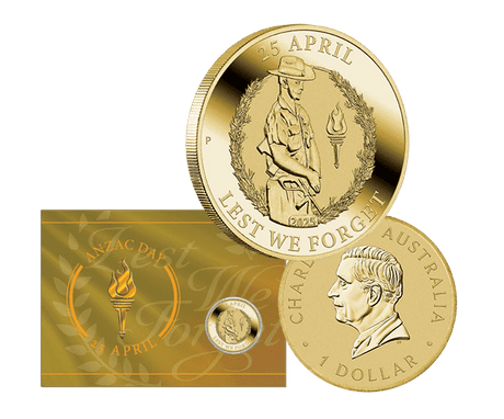 ANZAC Day 2025 $1 Coin in Card - Nova Coins
