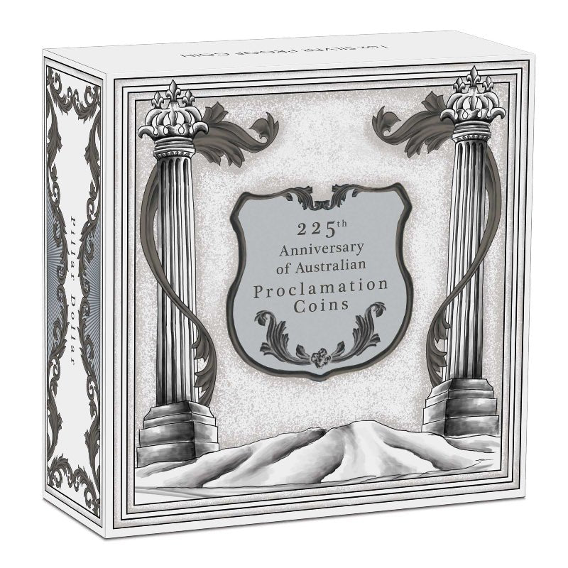 Australia Proclamation 225th Anniversary 2025 $1 Pillar Dollar 1oz Silver Proof Coin - Nova Coins