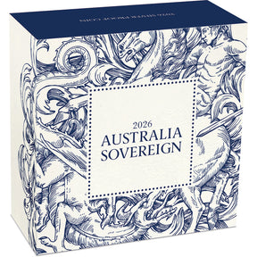 Australia Sovereign 2026 Silver Proof Coin Shipper