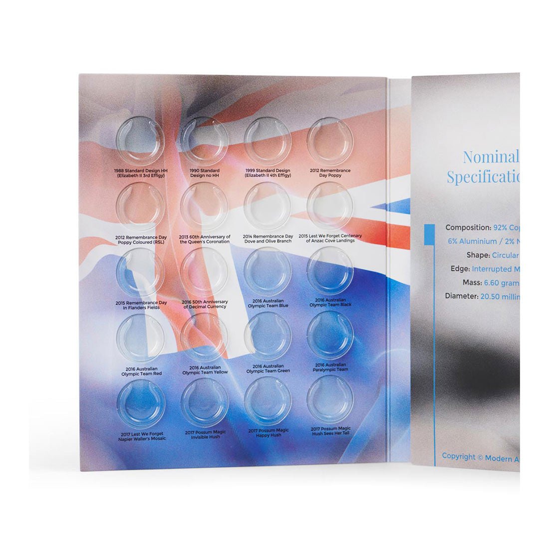 Australian $2 Coin Collection Folder - Nova Coins