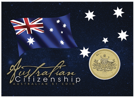 Australian Citizenship 2025 Coin In Card - Nova Coins