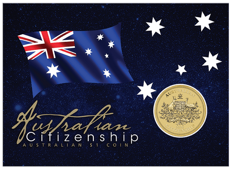 Australian Citizenship 2026 Coin In Card - Nova Coins