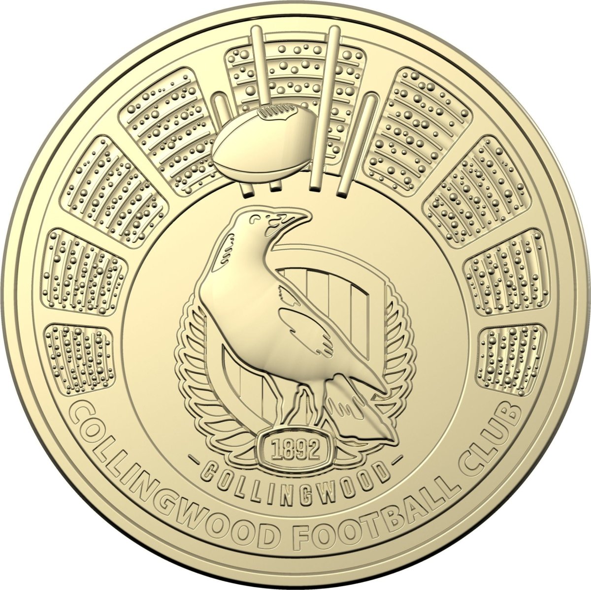 Australian Football League (AFL) 2024 - Uncirculated Coin in 2x2 holder - Nova Coins