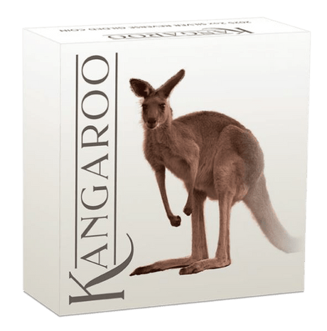 Australian Kangaroo 2025 $2 2oz Silver Proof Reverse Gilded Coin - Nova Coins