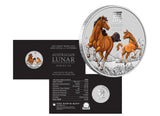 Australian Lunar III 2026 Year of the Horse 1/4oz Silver Coloured Coin in Card - Hobart ANDA Money Expo 25 - Nova Coins