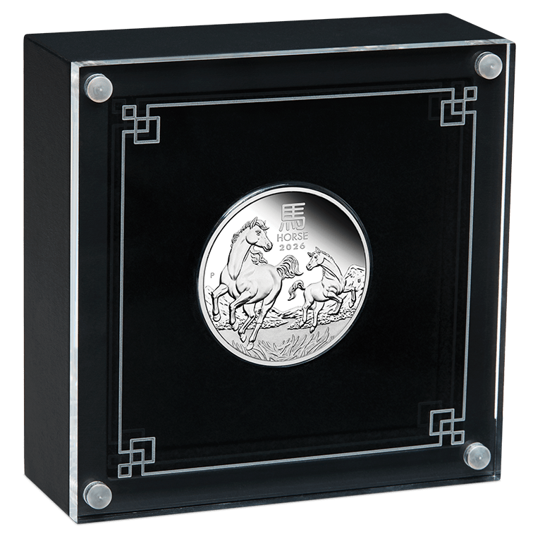 Australian Lunar Series III 2026 Year of the Horse 1/2oz Silver Proof Coin - Nova Coins
