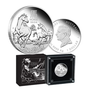 Australian Lunar Series III 2026 Year of the Horse 1oz Silver Proof Coin - Nova Coins