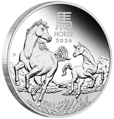 Australian Lunar Series III 2026 Year of the Horse 1oz Silver Proof Coin - Nova Coins