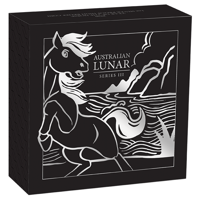 Australian Lunar Series III Year Of The Horse 2026 1oz Silver Proof High Relief Coin - Nova Coins