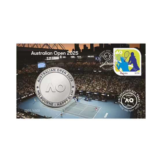 Australian Open Medallion Cover (PMC) - Nova Coins