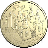 AWW Birthday Cake Candy Castle 2025 $1 Uncirculated Coin in Card - Nova Coins