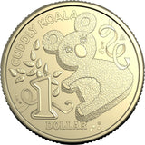 AWW Birthday Cake Cuddly Koala 2025 $1 Uncirculated Coin in Card - Nova Coins