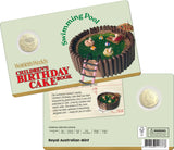 AWW Birthday Cake Swimming Pool 2025 $1 Uncirculated Coin in Card - Nova Coins
