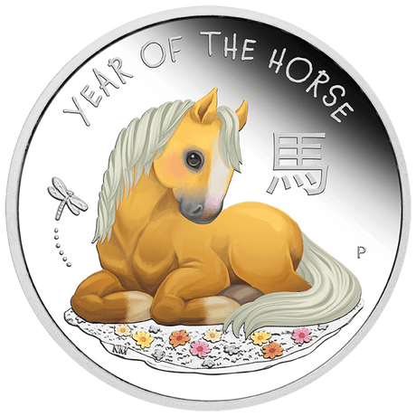 Baby Horse 2026 1/2oz Silver Proof Coloured Coin - Nova Coins