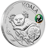 BICE - Australian Koala with Panda Privy 2025 1oz Silver Coin in Card - Nova Coins