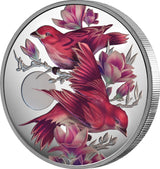 Birds of Beauty 2026 Purple Finch & Magnolias 1oz Silver Proof Coin
